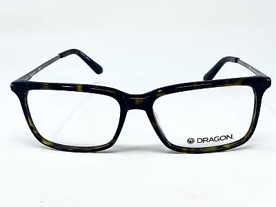#ad New DRAGON DR2031 Brown Tortoise Rectangle Mens Eyeglasses Frame 56 16 145