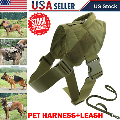 #ad Upgarded Dog Pet Harness No Pull With Comfortable Leash Handle Training Vest Kit