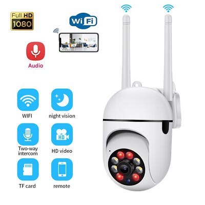 #ad Wireless Wifi Security Camera System Outdoor Home 4G 1080P HD Night Cam