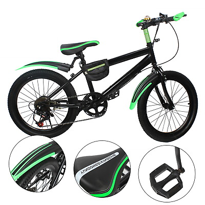 #ad 20quot; Child Bike Bicycle 7 Speed Kids Mountain Bike City Bike w Double Disc Brake