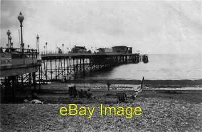 #ad Photo 6x4 Worthing Pier Photo date c1930 Pier still the same today. c1930