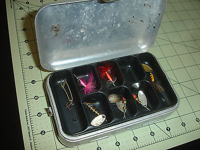 #ad Mepps Aglia Flying Spinning Fish Fishing Lures LOT W Box British French France
