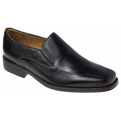 #ad Sandro Moscoloni Jacobs Black Leather Dress Loafers