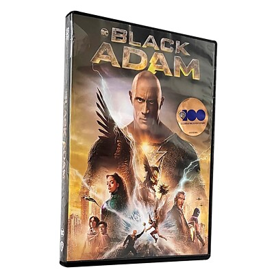 #ad Black Adam DVD 2022 Dwayne Brand New Sealed Free Shipping $7.50