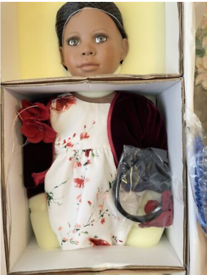 #ad Maddy AA by Christine Orange 36quot; Collectible Doll Never Taken Out Of Box