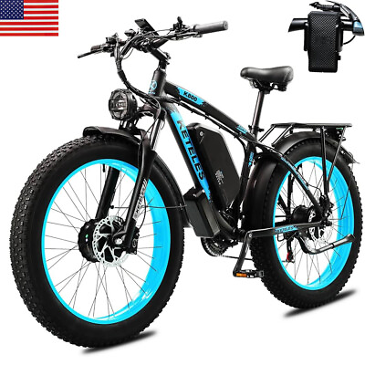 #ad 35MPH KETELES E Bike 26quot; 2000W Dual Motor 48V 23Ah Electric Bicycle for adults