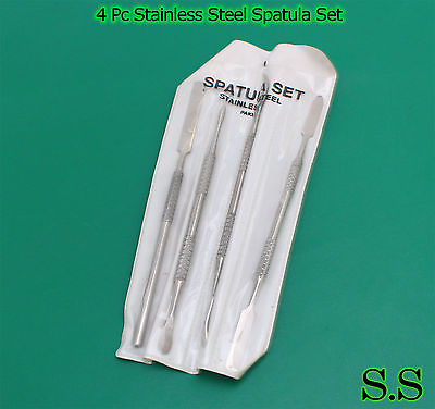 #ad 2 Spatula Set Hobby Tool Craft Surgical Stainless steel