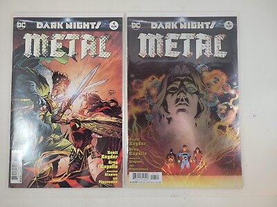 #ad 2 DC Dark Nights Metal #4 Variant Covers NM Condition
