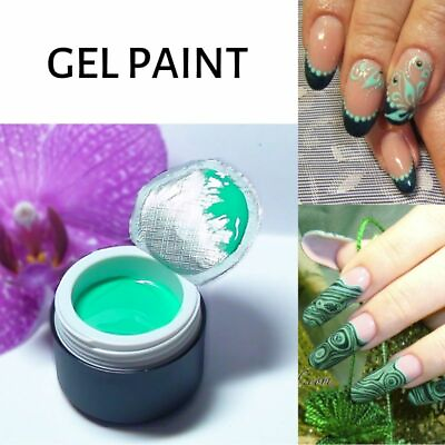 #ad Turquoise Gel Painting gel for Nail Art Gel Paint like Emi