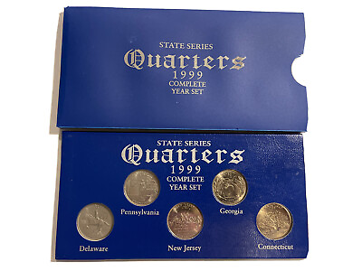 #ad 1999 State Series Quarters Complete Year Set