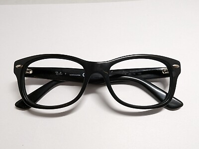 #ad Ray Ban Eyeglasses Frames Only RB 1528 3542 48 16 130 Black Plastic