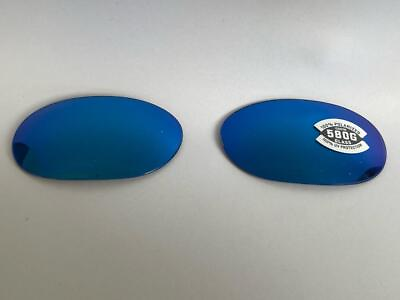#ad Costa Del Mar 100% Authentic Fathom Blue 580G Glass Polarized Replacement Lens