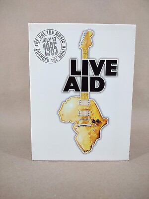 #ad Live Aid 1985 DVD 2004 4 Disc Set W Slip Cover Insert Greatest Live Concert