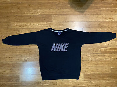 #ad Y2k Nike Spell Out Sweatshirt Xl
