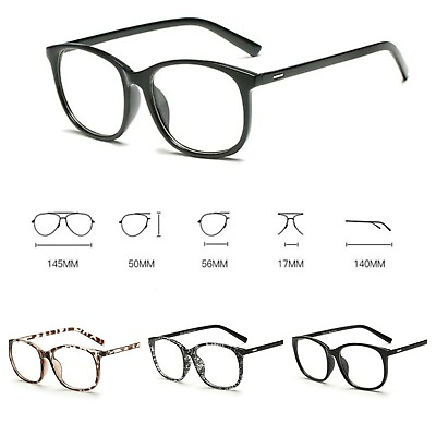 #ad Glasses Women Frame Clear Transparent Lens Eyeglass Eye Square Retro Fashion Eye