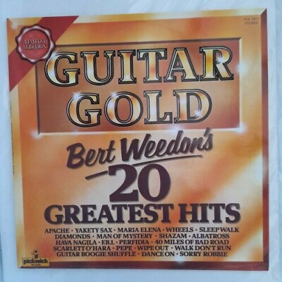#ad Guitar Gold Bert Weedon 20 Greatest Hits Vinyl LP Pickwick PLE 7011