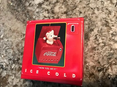 #ad Enesco: Now You See It Now You Don#x27;t Coca Cola 564567 Holiday Ornament $5.99
