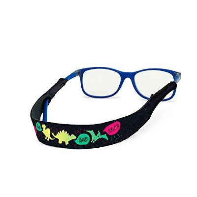 #ad Croakies Kids Glasses Strap Rawwwr Dinosaur Neoprene 13quot;Inch Color fast Washable