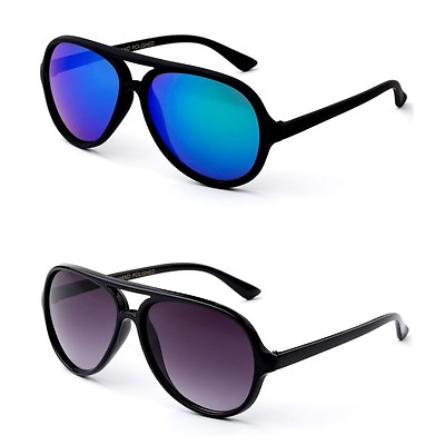 #ad Kids Flat Top Sunglasses Pilot Style Flash Mirror or Gradient Lens