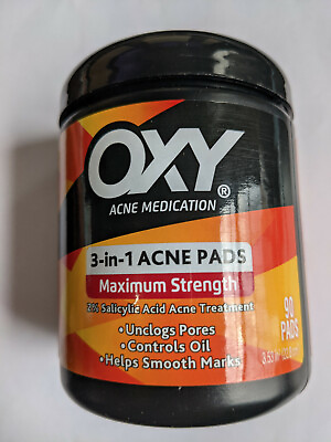 #ad OXY Maximum Action 3 in 1 Acne Treatment Pads 90 ct