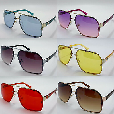 #ad New Eyewear Womens Mens Wrap Aviator Sunglasses Designer Shades Fashion #1079