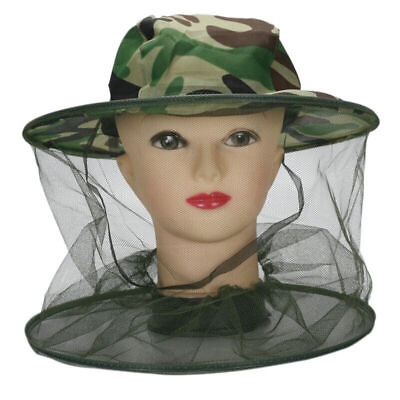 #ad Mosquito Bee Bug Insect Mesh Head Face Protect Hat Unisex Hat Net Hot C1I5