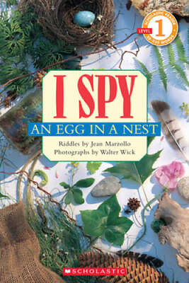 #ad Scholastic Reader Level 1: I Spy an Egg in a Nest Paperback GOOD