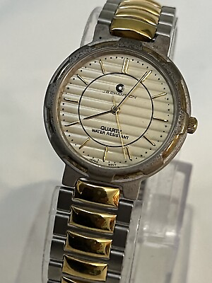 #ad JB ChampionQuartz water resistant Japan Silver and gold 31 mm Ladies watch