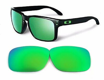 #ad Galaxy Replacement Lenses For Oakley Holbrook Green 100% UVAB Polarized