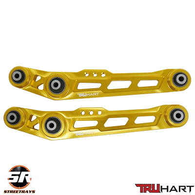 #ad Truhart TH H101 GO Rear Lower Gold Control Arms For 88 95 Honda Civic 88 91 CRX