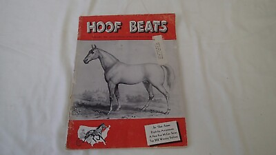 #ad Hoof Beats February 1955 Vintage HORSE Harness RACING MAGAZINE