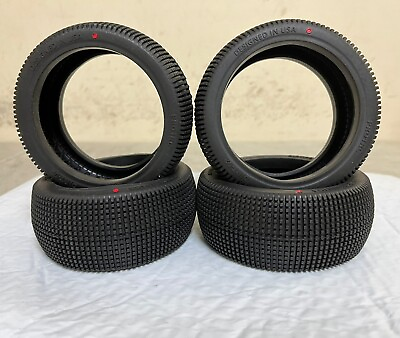 #ad 1 8 Buggy RC Tire Medium Without Inserts DIRT 02 4 TIRES