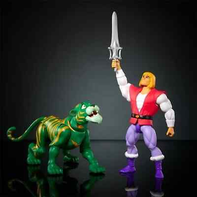 #ad Masters of the Universe Origins Prince Adam and Cringer Action Figure 2 PRESALE