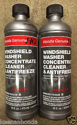#ad Genuine OEM Honda Windshield Washer Concentrate Cleaner amp; Antifreeze Fluid 2 Pk