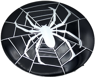 #ad 1x Metal Dome Shape Spider Web Decal Sticker Emblem Badge Auto Car Truck 2.20quot;
