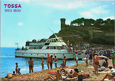 #ad Spain Tossa Costa Brava Vintage Postcard BS.26