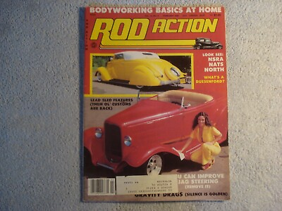 #ad Rod Action 1983 February VINTAGE Hot Rods Custom Cars and Trucks