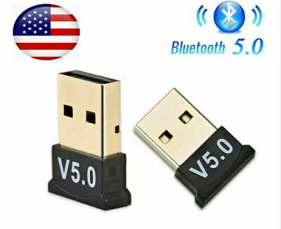 #ad USB Bluetooth 5.0 Wireless Audio Music Stereo Adapter Dongle receiver For TV PC