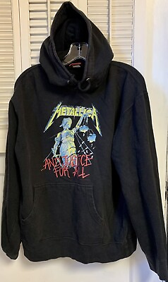 #ad Bravado METALLICA ...And Justice For All Mens Size M Hoodie Sweatshirt 2007 $34.93
