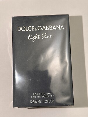#ad New SLIM Edition Dolce Gabbana Light Blue Men 4.2 oz EDT FREE SHIPPING SEALED