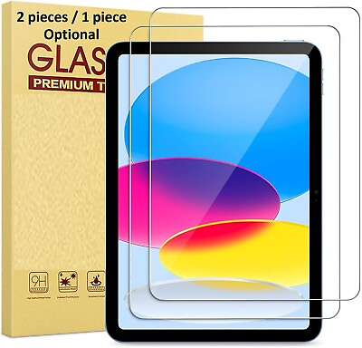 #ad For iPad 10 2022 10.9 inch 10th Generation Tempered Glass Screen Protector