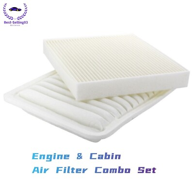 #ad Combo Cabin amp; Engine Air Filter For Toyota Corolla 1.8L 2.4L l4 GAS 2009 2018