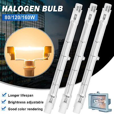 #ad 1 20pcs R7S LED J78 J118 Light Bulb Dimmable COB Glass Tube Replace Halogen Lamp $7.79