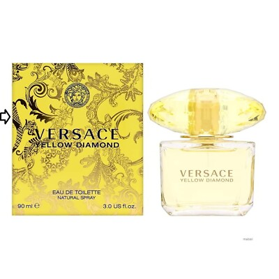 #ad Yellow Diamond by Versace 3 fl oz 90mL EDT Spray for Women Brand New Sealed