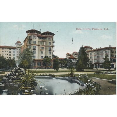 #ad Worlds Panama Pacific Exposition 1911 slogan cancel on Hotel Green Pasadena CA $2.99